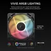 Kühlungslüfter CORSAIR RS120-R ARGB 120mm 3-Pack, 120 mm, ARGB-Beleuchtung, 3 Lüfter