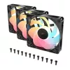 Kühlungslüfter CORSAIR RS120-R ARGB 120mm 3-Pack, 120 mm, ARGB-Beleuchtung, 3 Lüfter