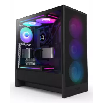 NZXT CPU Chassis H7 Flow 2024 RGB Mid Tower Airflow ATX Schwarz
