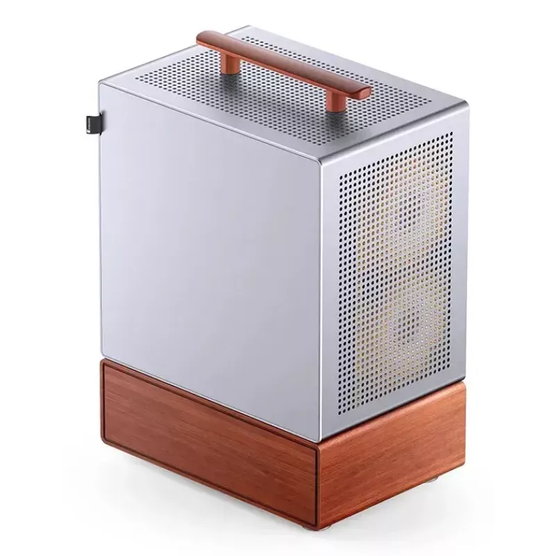 PC-Gehäuse Jonsbo T7 Midi Tower mATX Tempered Glass Silber