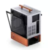PC-Gehäuse Jonsbo T7 Midi Tower mATX Tempered Glass Silber