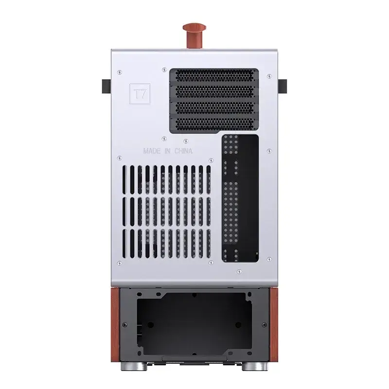 PC-Gehäuse Jonsbo T7 Midi Tower mATX Tempered Glass Silber