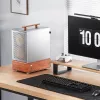 PC-Gehäuse Jonsbo T7 Midi Tower mATX Tempered Glass Silber