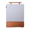 PC-Gehäuse Jonsbo T7 Midi Tower mATX Tempered Glass Silber