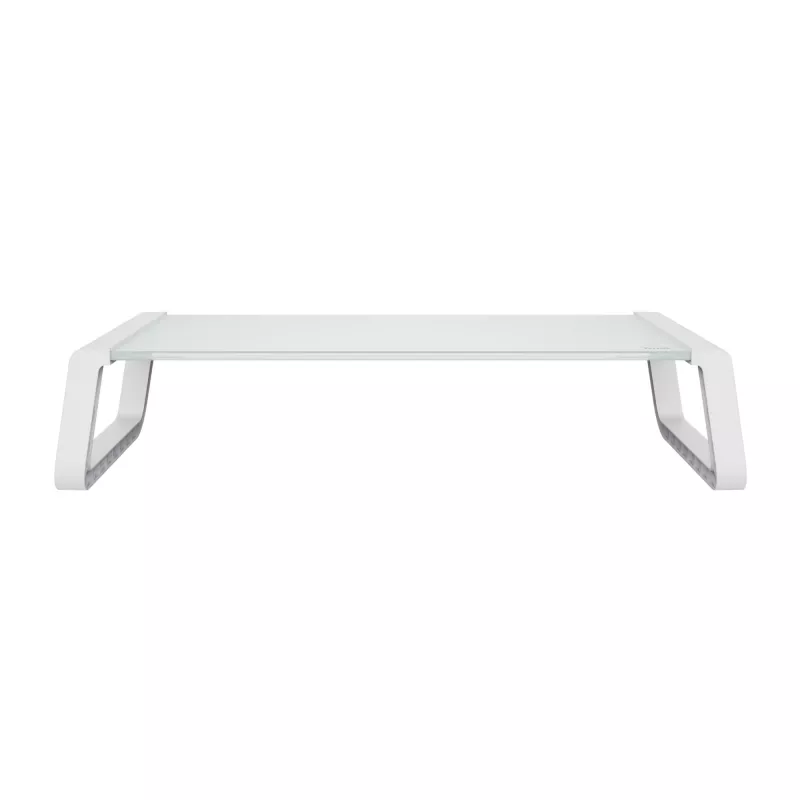 Trust 25351 Monitorhalterung / Standfuß für den Schreibtisch Transparent, Weiß