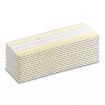 Dampfmop-Pads Karcher 2.863-299.0, 340×118×3 mm, Set mit 15 Stück, beige/weiß