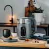 Elektrischer Wasserkocher Adler AD 1305 G — 1,7 L, 2200 W, regelbarer Thermostat, LED-Anzeige, grau