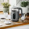 Elektrischer Wasserkocher Adler AD 1305 G — 1,7 L, 2200 W, regelbarer Thermostat, LED-Anzeige, grau
