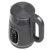 Elektrischer Wasserkocher Adler AD 1305 G — 1,7 L, 2200 W, regelbarer Thermostat, LED-Anzeige, grau