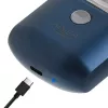 Rotationsrasierer Adler AD 2937, 2 rotierende Köpfe, wiederaufladbarer Li-Ion 250 mAh, waschbar, kabellos, blau