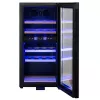 Thermoelektrischer Weinkühler Adler AD 8080, freistehend schwarz, 24 Flaschen, 2 Zonen, 60 L, Touch-Bedienung