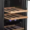 Thermoelektrischer Weinkühler Adler AD 8080, freistehend schwarz, 24 Flaschen, 2 Zonen, 60 L, Touch-Bedienung