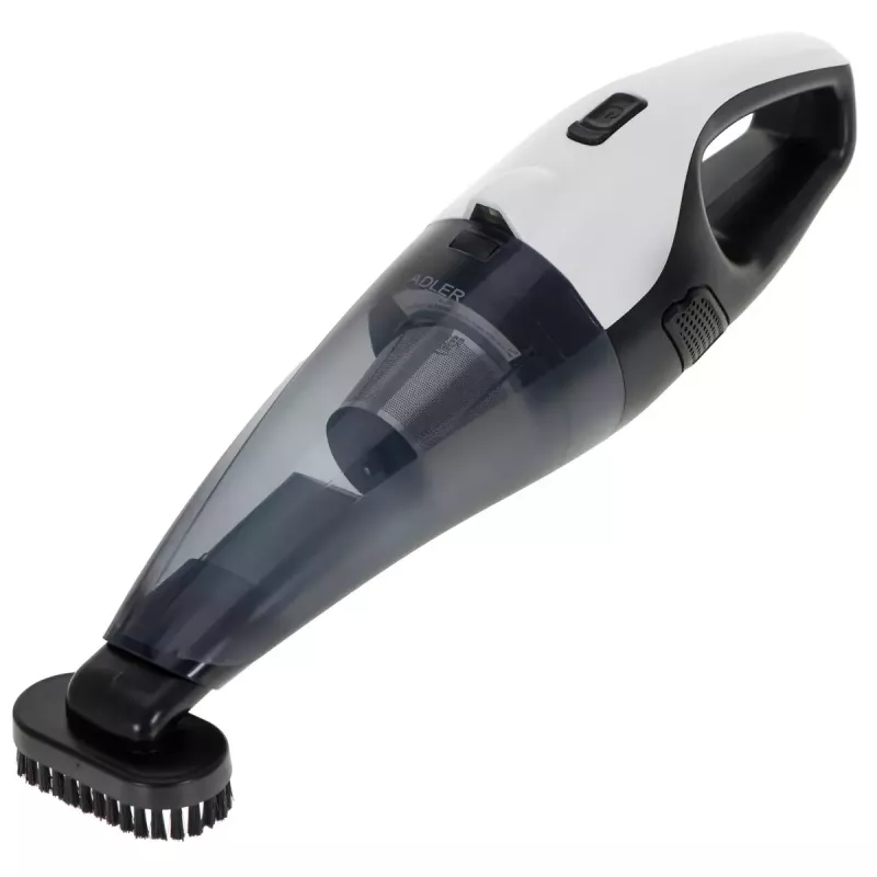 Auto-Staubsauger Adler AD 7059 — 12V, 5500 Pa Saugkraft, 3600 mAh Akku, 0,45 L beutellos, waschbarer Filter, 5 m Kabel, 610 g