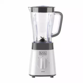Tischmixer Schwarz & Decker BXJB500E – 1,5 L Glasbehälter, 500 W, 2 Geschwindigkeiten, Puls, Ice-Crush