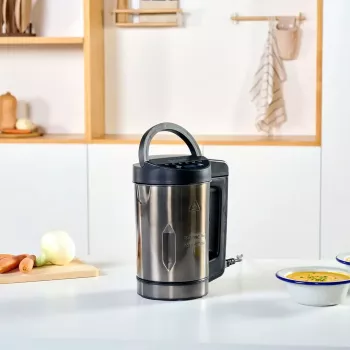 Elektrischer Suppenbereiter Schwarz & Decker BXSM1000E 1,6 L, 1.040 W, Edelstahl, 6 Programme, Touch-Steuerung, Mixen, Sicherheitsverriegelung