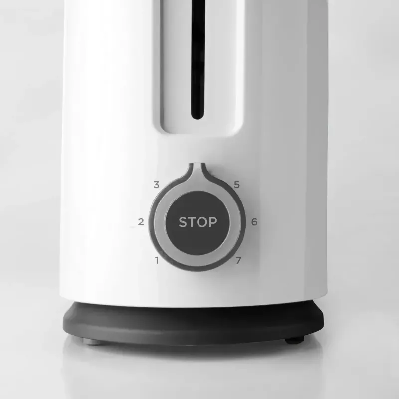 Toaster Schwarz & Decker BXTO1001E 1-Scheibe 1000 W Weiß, 7 Bräunungsstufen, Langschlitz