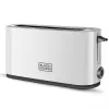 Toaster Black & Decker BXTO1001E 1-Scheibe 1000 W Weiß, 7 Bräunungsstufen, Langschlitz
