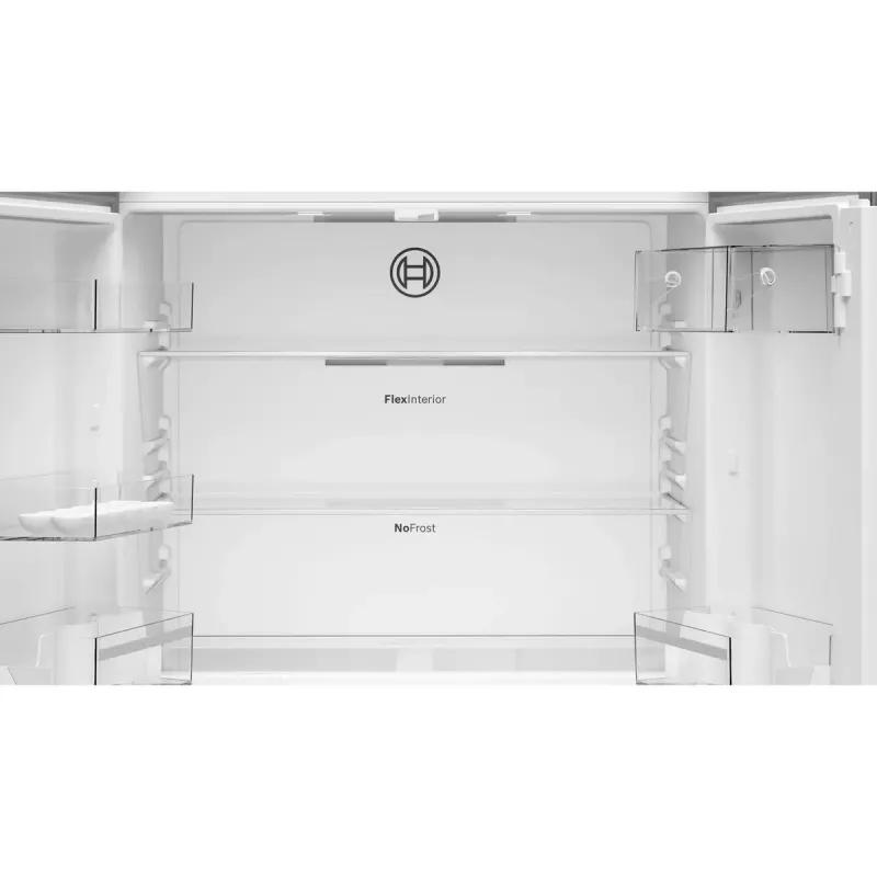 Side-by-Side Kühlschrank Bosch Serie 4 KFN96VPEA, 605 L (Kühlschrank 405 L / Gefrierschrank 200 L), NoFrost, Edelstahl