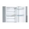 Kühl-Gefrierkombination Bosch Serie 4 KGV33VLEA — Freistehend, Edelstahl, 289 l Gesamtvolumen (195 l Kühlteil / 94 l Gefrierteil), Klasse E, 176 cm