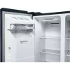 Side-by-Side-Kühlschrank Bosch Serie 6 KAD93ABEP, 562 L Gesamtvolumen, Kühlteil 371 L, Gefrierteil 191 L, NoFrost, Eisbereiter, schwarz