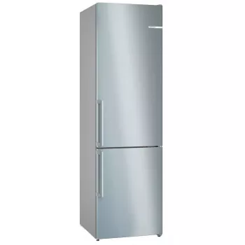 Freistehender Kühlschrank Bosch Serie 4 KGN39VIBT, gesamt 363 l (Kühlteil 260 l / Gefrierteil 103 l), Edelstahl, NoFrost, 203 cm