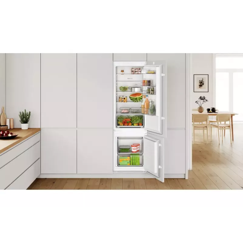 Bosch Serie 2 KIV87NSE0 Kühl-Gefrierkombination Einbau 270 L Weiß