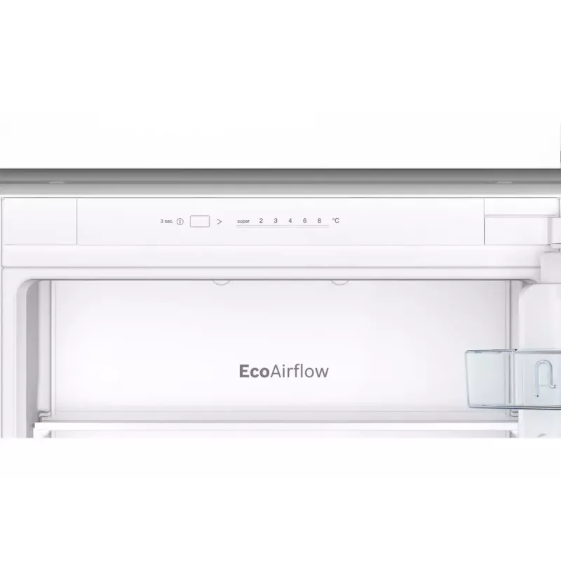Einbau-Kühl-Gefrierkombination Bosch Serie 2 KIV86NSE0 — 267 L, Gefrierteil unten, weiß, 177,2×54,1×54,8 cm, Energieeffizienzklasse E
