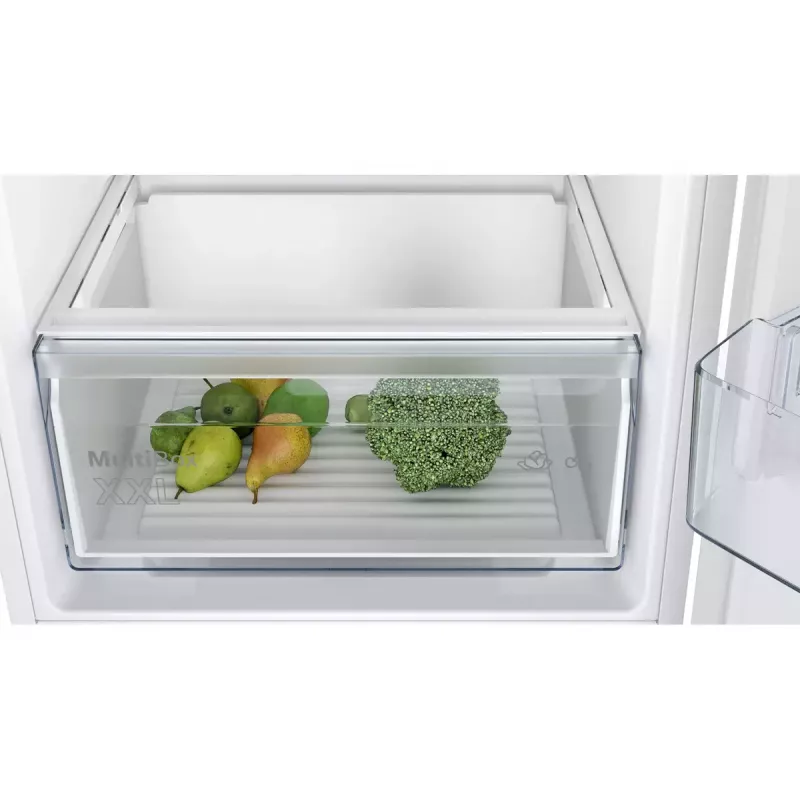 Einbau-Kühl-Gefrierkombination Bosch Serie 2 KIV86NSE0 — 267 L, Gefrierteil unten, weiß, 177,2×54,1×54,8 cm, Energieeffizienzklasse E