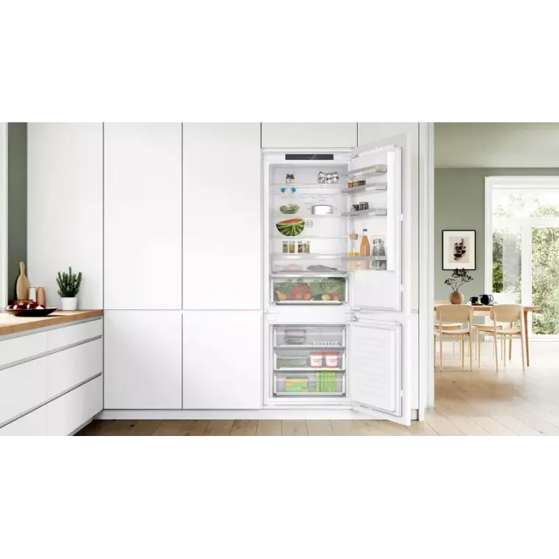 Einbau-Kühl-Gefrierkombination Bosch Serie 4 KBN96VFE0, 383 L gesamt, Kühlen 285 L / Gefrieren 98 L, Gefrierfach unten, wechselbarer Türanschlag, weiß