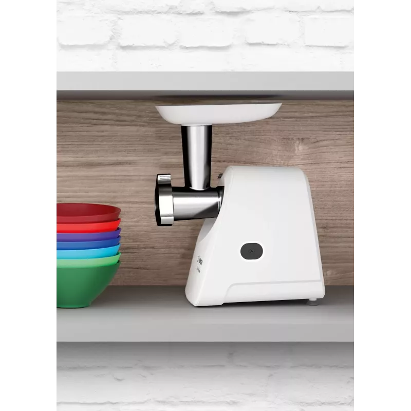 Bosch MFW2520W Fleischwolf 1500 W Edelstahl, Weiß