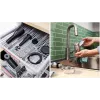 Bosch Serie 4 MFWS440B Fleischwolf 1900 W, schwarz, silber
