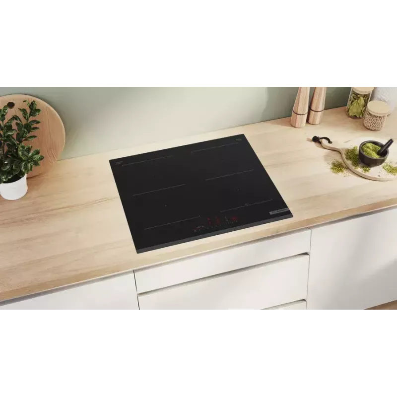 Bosch Serie 6 PVQ631HC1E Kochfeld Schwarz Einbau 59,2 cm Zonen-Induktionskochfeld 4 Zone(n)