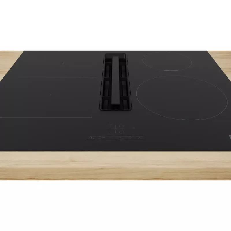Bosch Serie 4 PVS611B16E Kochfeld Schwarz Einbau 59,2 cm Zonen-Induktionskochfeld 4 Zone(n) Einbau-Dunstabzug