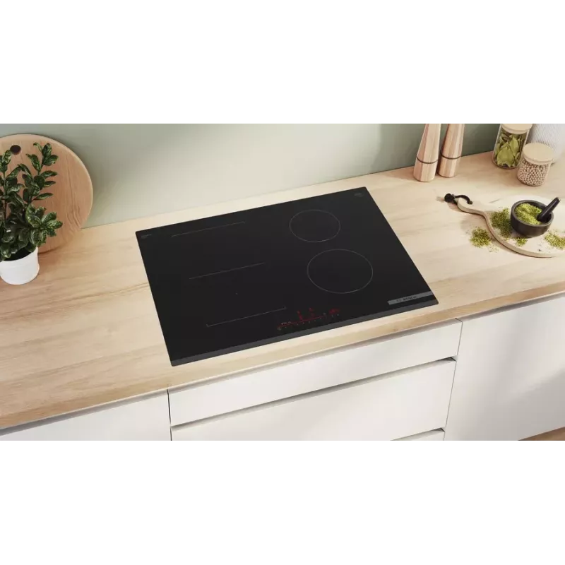 Bosch Serie 6 PVS731HB1E Kochfeld Schwarz Einbau 70 cm Zonen-Induktionskochfeld 4 Zone(n)