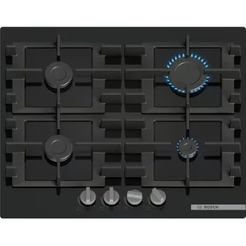 Bosch Serie 4 PNP6B6K40 Herdplatte Schwarz Einbau 60 cm Gas 4 Zone(n)