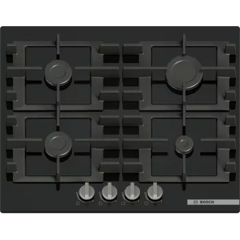Bosch Serie 4 PNP6B6K40 Herdplatte Schwarz Einbau 60 cm Gas 4 Zone(n)