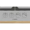 Einbau-Gaskochfeld Bosch PCH6A5I90 — 60 cm, Edelstahl, 4 Gaszonen + 1 Wok, Flame Select, Gusseisen-Topfhalter