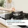 Einbau-Gaskochfeld Bosch PCH6A5I90 — 60 cm, Edelstahl, 4 Gaszonen + 1 Wok, Flame Select, Gusseisen-Topfhalter