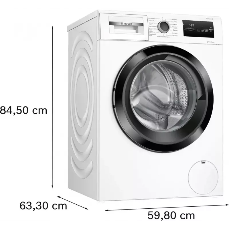 Waschmaschine Bosch WAN2827FPL Frontlader 7 kg 1200 U/min A+++ weiß LED-Anzeige 598×845×590 mm