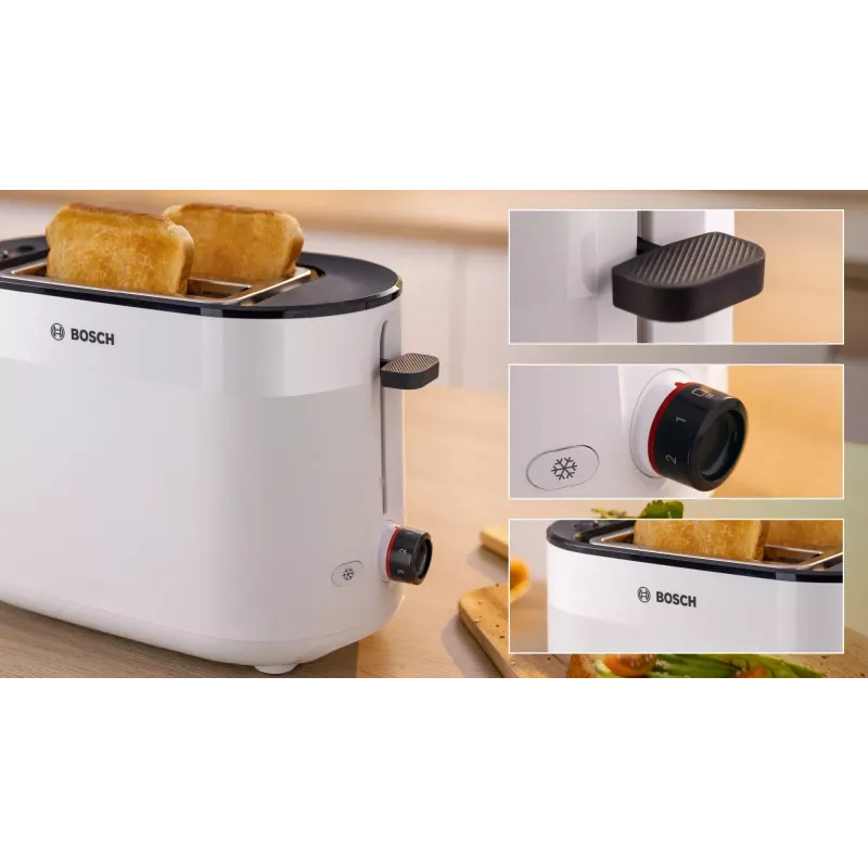 Bosch TAT2M121 Toaster 6 2 Scheiben 950 W Weiß