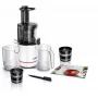 Slow Juicer Bosch MESM500W — 150 W Motor, 1 L Saftbehälter, kompakt 152×152×427 mm, weiß/schwarz
