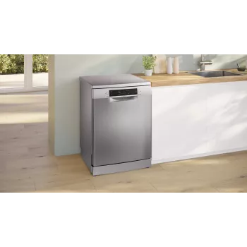 Geschirrspüler Bosch Serie 2 SMS25GI09F — freistehend, 12 Maßgedecke, 60 cm, 46 dB, Wärmetauschertrocknung