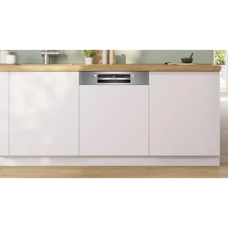 Einbau-Geschirrspüler Bosch SMI4EVS04E, vollintegriert 60 cm, 13 Maßgedecke, Energieklasse D, 6 Programme, Wi‑Fi, 46 dB