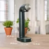 Sodastreamer BRITA sodaONE Schwarz Silver — Sprudler, 60 L Leistung, BPA-frei, 450×129×240 mm