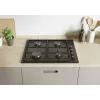 Candy Idea CHW6LBB Schwarz Einbau-Gaskochfeld 60 cm 4 Zonen