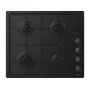 Candy Idea CHW6LBB Schwarz Einbau-Gaskochfeld 60 cm 4 Zonen