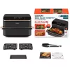 Cosori Dual Blaze Twinfry Chef Edition Doppelt 10 L Freistehend 2800 W Heißluftfritteuse Dunkelgrau, Roségold