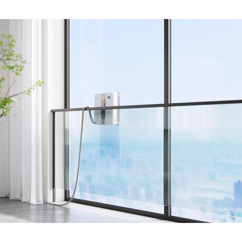 Fensterreinigungsroboter Ecovacs Winbot Mini — Akku 3000 mAh, Saugkraft 7500 Pa, Wassertank 0,06 L, bürstenloser Motor, App-Unterstützung