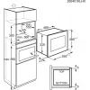 Electrolux LMS4253TMX Schwarz, Satin-Stahl Kombinationsmikrowelle Einbau 900 W