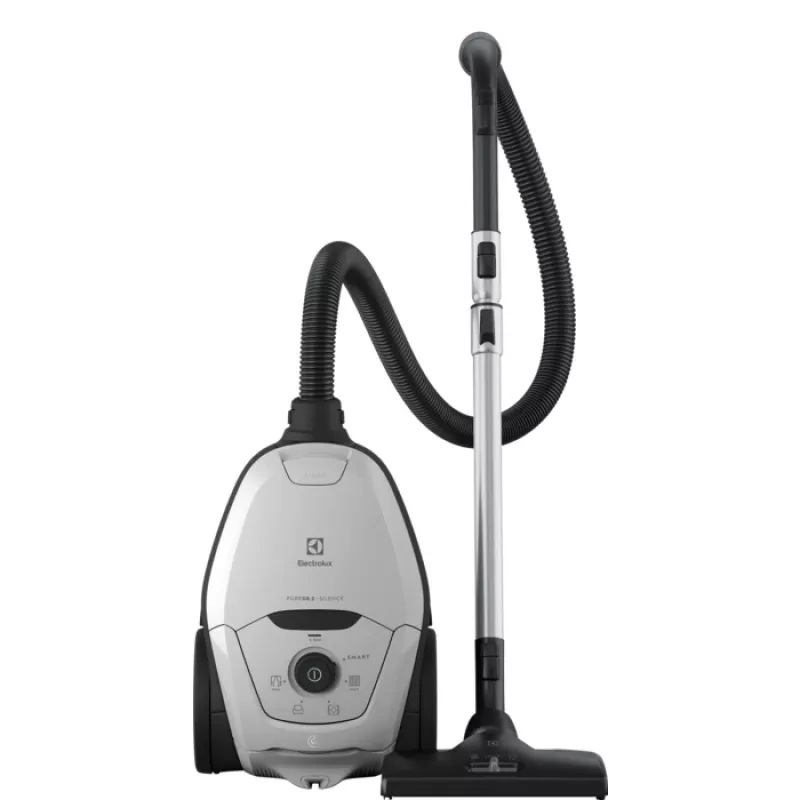 Bodenstaubsauger Electrolux Pure D8 — 3,5-L-Staubbeutel, 600 W, Teleskoprohr, Hygiene-Filter, 12 m Aktionsradius